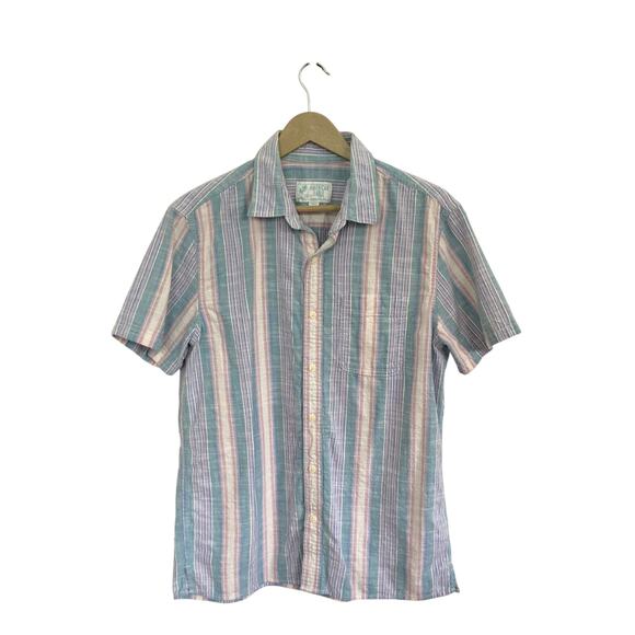 American Eagle Cotton Short Sleeve Button Up Shirt - Picture 2 of 4